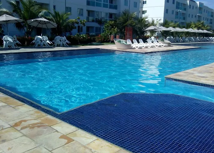 Flat Excelente Em Porto De Galinhas Palm Village Acqua Frente Para As Piscinas