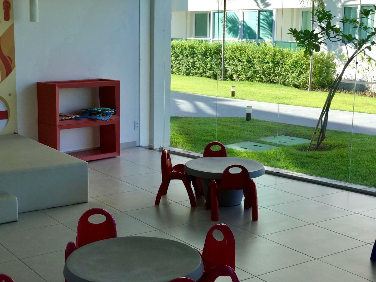 Flat Excelente Em Palm Village Acqua Frente As Piscinas 公寓