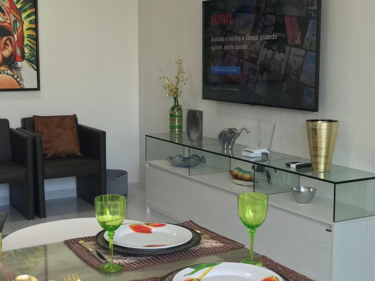 Flat Excelente Em Palm Village Acqua Frente As Piscinas 公寓 *