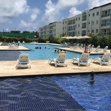 Flat Excelente Em Porto De Galinhas Palm Village Acqua Frente Para As Piscinas Exterior photo